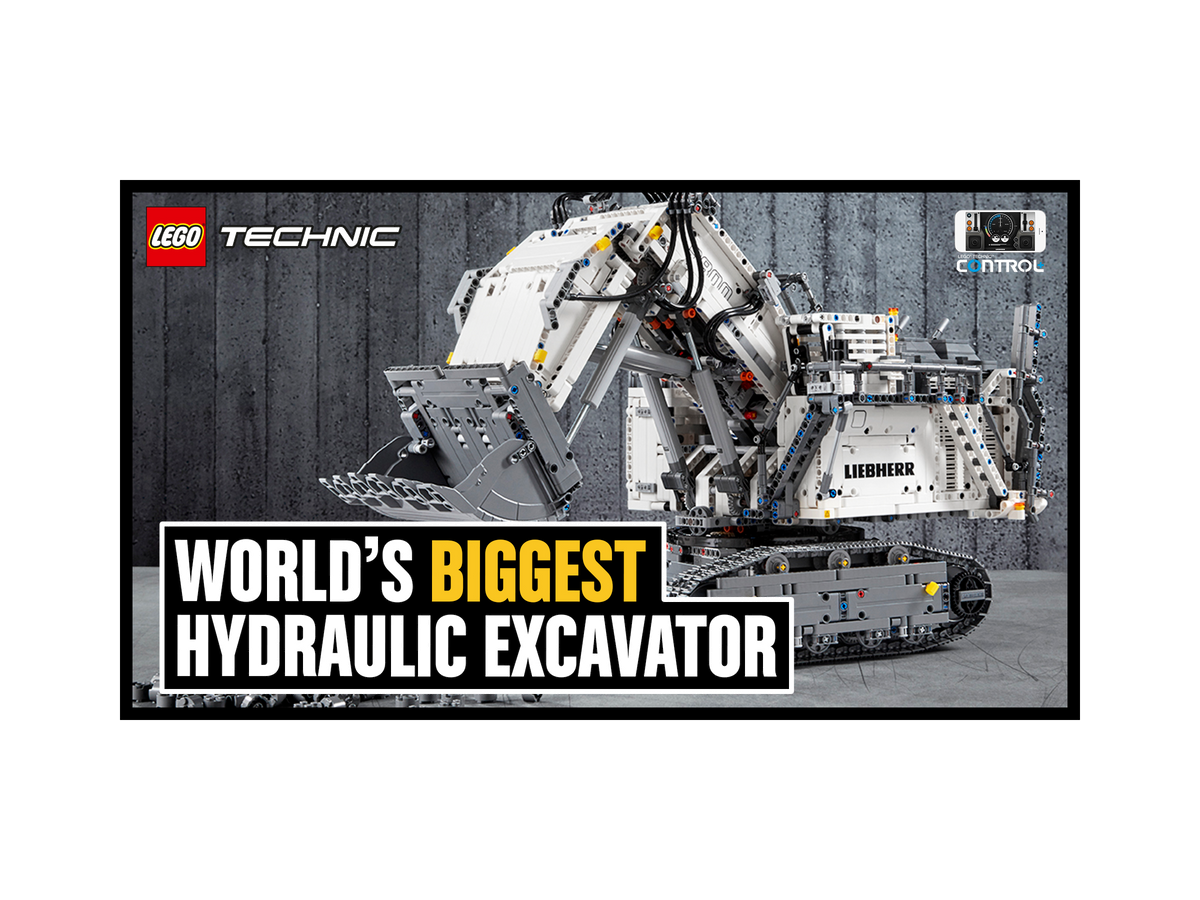 Lego Technic™ Liebherr R 9800 Excavator(42100) Playset Introduction