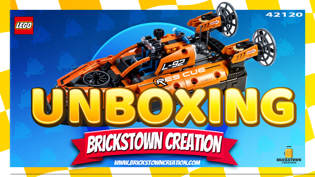 Unbox LEGO® Technic™ Rescue Hovercraft (42120) by Brickstown Creation