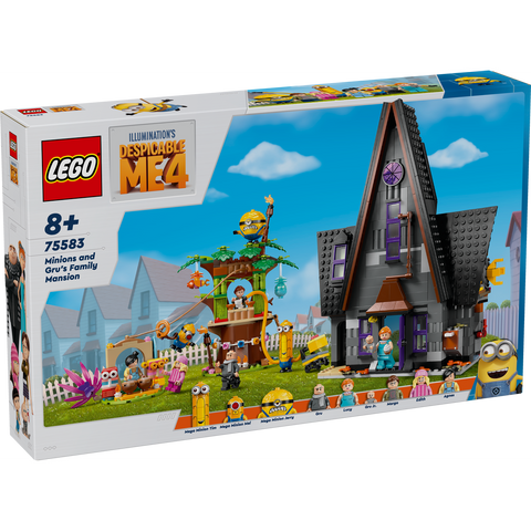 LEGO Minions 75583 Minions and Gru's Family Mansion (868 Pcs)