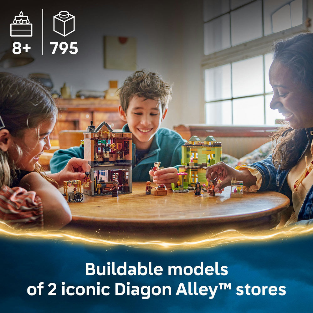メル LEGO 76452 Harry Potter Quality Quidditch Supplies & Ice Cream Parlour