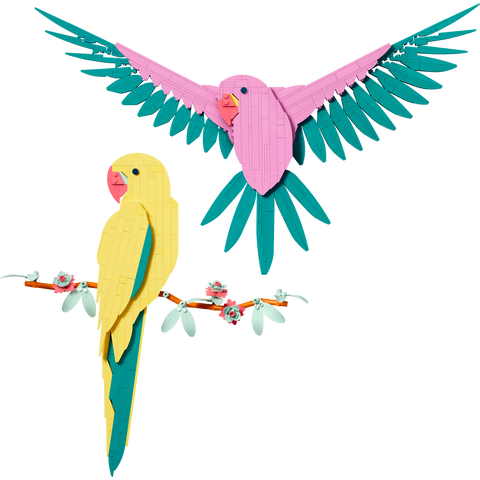 LEGO Art 31211 The Fauna Collection – Macaw Parrots (644 Pcs)
