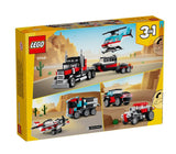 LEGO Creator 3in1 31146 Flatbed Truck with Helicopter (270 pcs)