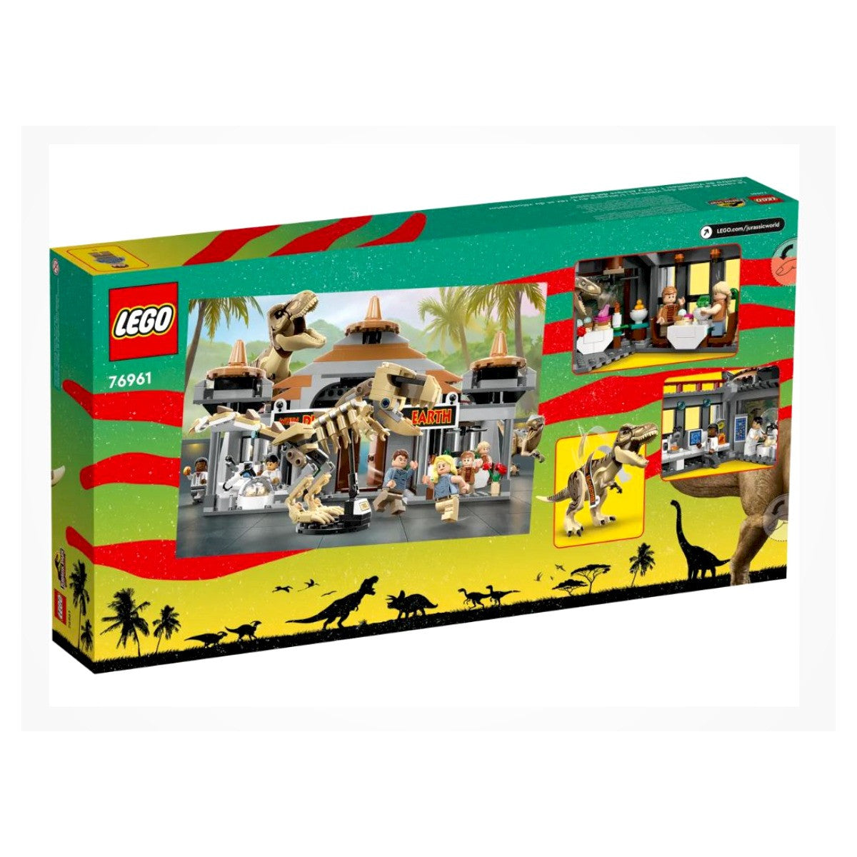 LEGO 76961 Jurassic Park Visitor Center: rex Raptor Attack