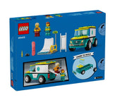 LEGO City 60403 Emergency Ambulance and Snowboarder (79 pcs)