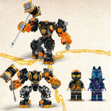 LEGO Ninjago 71806 Cole's Elemental Earth Mech (235 pcs)
