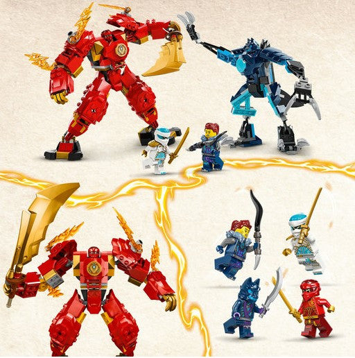 LEGO Ninjago 71808 Kai's Elemental Fire Mech (322 pcs)