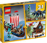 Lego 31132 Creator 3in1 Viking Ship and the Midgard Serpent