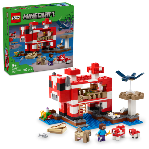 LEGO Minecraft 21270 The Mooshroom House