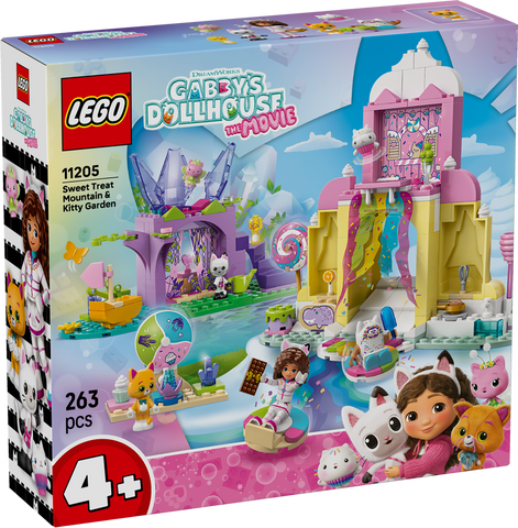 LEGO 11205 Gabby’s Dollhouse Sweet Treat Mountain & Kitty Garden