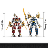 LEGO 71870 NINJAGO The Twin Titan Mechs