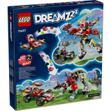 LEGO DREAMZzz 71497 Cooper's Tiger Mech & Zero's Hot Rod Car