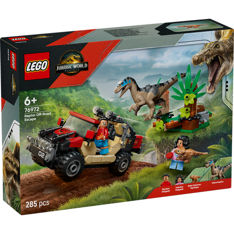 LEGO 76972 Jurassic World Raptor Off-Road Escape