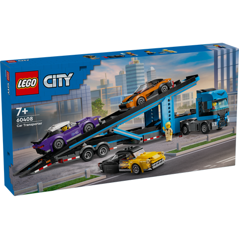 LEGO City 60408 Car Transporter Truck with Sports Cars (998 Pcs)
