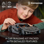 LEGO Technic 42173 Koenigsegg Jesko Absolut Grey Hypercar