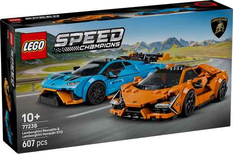 LEGO 77238 Speed Champions Lamborghini Revuelto & Huracán STO