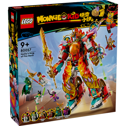 LEGO Monkie Kid 80057 Nezha's Ring of Fire Mech (1163 Pcs)