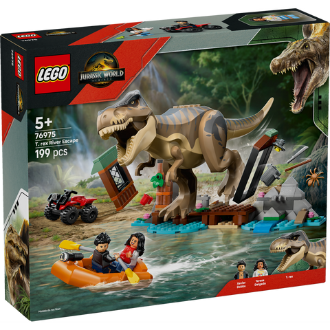 LEGO 76975 Jurassic World T. rex River Escape