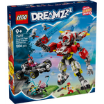 LEGO DREAMZzz 71497 Cooper's Tiger Mech & Zero's Hot Rod Car