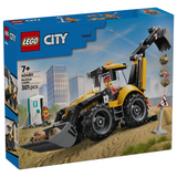 LEGO 60480 City Yellow Backhoe Loader