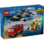 LEGO City 60462 Helicopter, Fire Engine & Submarine Remix