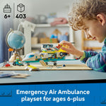 LEGO 60465 City Emergency Air Ambulance Airplane