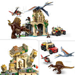 LEGO 76976 Jurassic World Spinosaurus & Quetzalcoatlus Air Mission