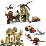 LEGO 76976 Jurassic World Spinosaurus & Quetzalcoatlus Air Mission