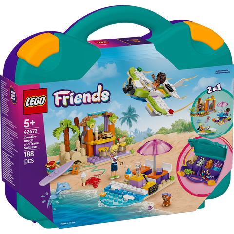 LEGO 42672 Friends Creative Beach and Travel Suitcase