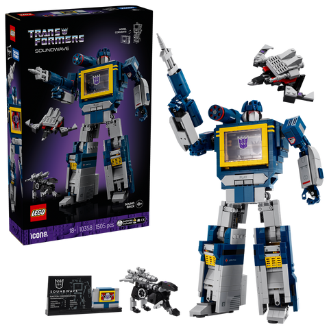 LEGO 10358 Icons Transformers: Soundwave