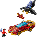 LEGO Super Heroes 76310 Iron Man Car & Black Panther vs. Red Hulk