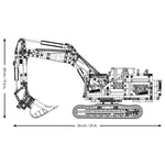 LEGO 42215 Technic Volvo EC500 Hybrid Excavator