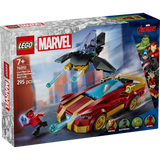 LEGO Super Heroes 76310 Iron Man Car & Black Panther vs. Red Hulk