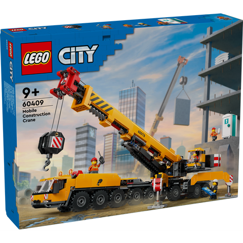 LEGO City 60409 Yellow Mobile Construction Crane (1116 Pcs)