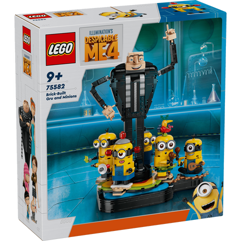 LEGO Minions 75582 Brick-Built Gru and Minions (839 Pcs)