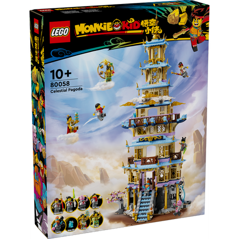 LEGO Monkie Kid 80058 Celestial Pagoda (1621 Pcs)