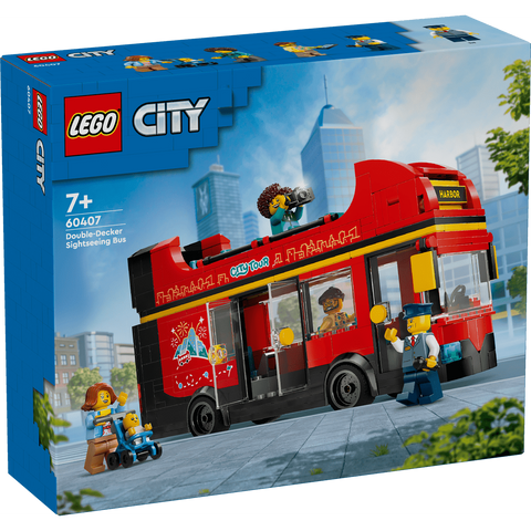 LEGO City 60407 Red Double-Decker Sightseeing Bus (384 Pcs)