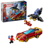 LEGO Super Heroes 76310 Iron Man Car & Black Panther vs. Red Hulk