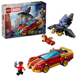 LEGO Super Heroes 76310 Iron Man Car & Black Panther vs. Red Hulk