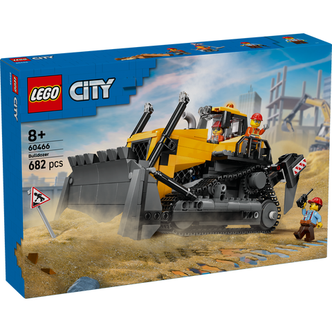 LEGO 60466 City Yellow Bulldozer