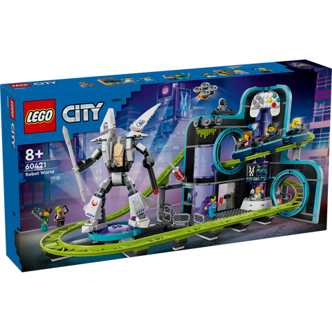 LEGO City 60421 Robot World Roller-Coaster Park (986 Pcs)