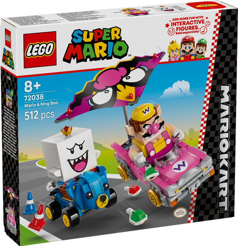 LEGO 72038 Super Mario: Mario Kart – Wario & King Boo