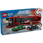 LEGO City 60445 F1® Truck with RB20 & AMR24 F1® Cars