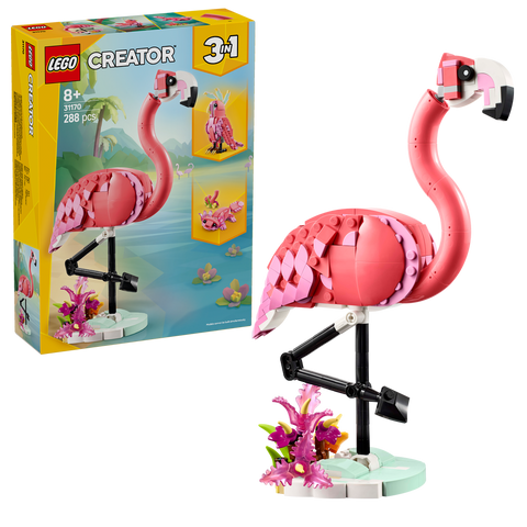 LEGO 31170 Creator Wild Animals: Pink Flamingo