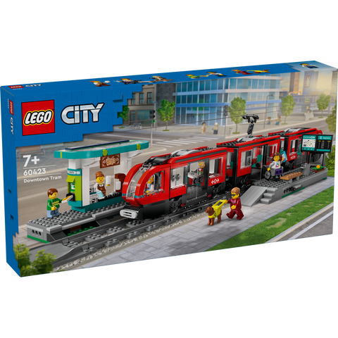 LEGO City 60423 Downtown Tram and Station