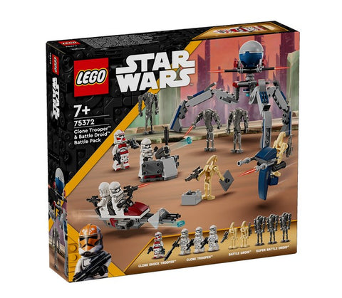 LEGO Star Wars 75372 Clone Trooper™ & Battle Droid™ Battle Pack (215 pcs)