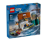 LEGO City 60417 Police Speedboat and Crooks' Hideout (311 pcs)