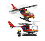LEGO City 60411 Fire Rescue Helicopter (85 pcs)