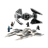 LEGO 75348 STAR WARS Mandalorian Fang Fighter vs. TIE Interceptor