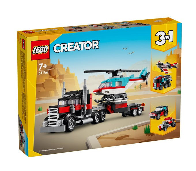 Set Cool Lego Truck LEGO Creator 3in1 31146 Flatbed Truck With