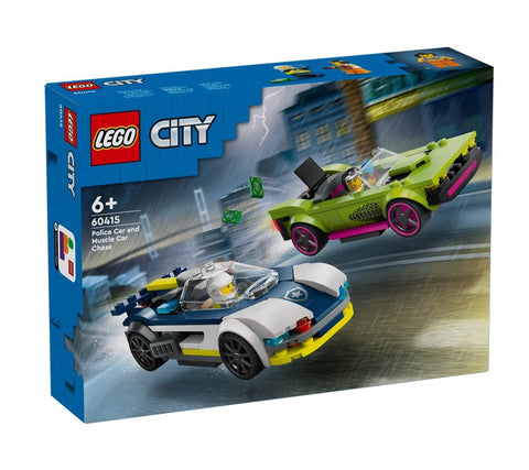 LEGO City 60415 Police Car and Muscle Car Chase (213 pcs)